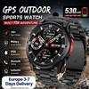 MTIMENX Smartwatch 2026 da uomo per escursioni all'aperto con GPS, impermeabile IP68, chiamate Bluetooth, ideale per escursioni, corsa e fitness