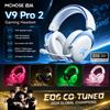 Mchose V9 Pro 2, cuffie da gaming wireless con 4 modalità, auricolari Bluetooth con microfono per PC, ideali per i giochi Delta.