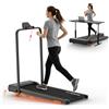 Y-RAIN Tapis roulant pieghevole Y-RAIN 3 in 1 con inclinazione regolabile da 0 a 9%, motore silenzioso da 3,0 HP, portata massima 150 kg, velocità da 1 a 12 km/h, tapis roulant pieghevole con telecomando,