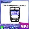 podofo Autoradio stereo Podofo da 9 pollici per Suzuki Jimny 2007-2012 con CarPlay wireless, Android Auto, Bluetooth, Mirrorlink, lettore multimediale video
