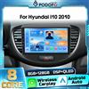 podofo Autoradio Android 2DIN Podofo con controllo vocale AI per Hyundai I10 2010, Carplay wireless, Android Auto, navigazione GPS, WIFI, DSP, FM, RDS, Bluetooth