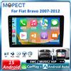 Mopect Autoradio MOPECT con Android Auto e CarPlay wireless per Fiat Bravo 2007-2012 4G+64G, radio, autoradio, WIFI, GPS, Mirrorlink, autoradio multimediale, lettore MP5, RDS, FM, SWC