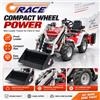 ABPW Trattore agricolo compatto da 30 CV, con funzioni multiple, fresa rotante, coltivatore e macchina per la lavorazione del terreno, ideale per campi agricoli.