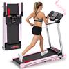 Y-RAIN Tapis roulant pieghevole Y-Rain 3.0Hp, con pendenza del 12%, Bluetooth e app, monitoraggio della frequenza cardiaca, tapis roulant silenzioso con display a LED, ideale per il fitness cardio a casa e