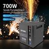 carinamoba Macchina per scintille fredde da 700W DMX512, macchina per effetti scenici con fontana di scintille e flight case, ideale per matrimoni, feste, celebrazioni, decorazioni per l'atmosfera, DJ,