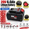 DAGENLY Batteria al litio di ricambio da 20 V e 6,0 Ah per utensili elettrici Parkside X20V Team, compatibile con i modelli PAP20 A1 A3 B1 B3 PAPS208 A1, dotata di sistema di protezione multiplo BMS,