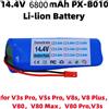 DAWEIKALA Batteria originale agli ioni di litio per ILIFE V3s Pro, V5s Pro, V8s, V8 Plus, V80, V80 Max, V80 Pro, V3s Max 18650 6800 mAh 14,4 V PX-B010