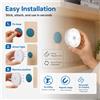 Lampada da parete a LED COB con sensore di movimento W2710, 0,6 W, ricaricabile, con adesivo magnetico, luce notturna per armadi, scale e corridoi.