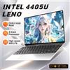 LenO 14.1 Laptop con processore Intel 4405U, sistema operativo Windows 11, 16 GB di RAM, unità SSD da 256 GB, 1 TB o 2 TB, design ultrasottile, schermo HD 1080P.