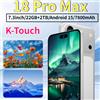 K-Touch 18 Pro Max 7.3HD Smartphone 7800mAh Telefoni Cellulari 22GB+2TB 5G Dual SIM Android 15 Sbloccato 16+48MP Telefoni Cellulari