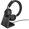 Jabra Evolve2 65 - UC Stereo - Cuffia - Padiglione auricolare - Ufficio/Call center - Nero - Stereofonico - Accoppiamento Blueto - 26599-989-989