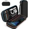 iVoler Custodia Compatibile con Nintendo Switch 2 Modella (2025), Portatile Protettiva Case Rigido da Viaggio per Switch 2 Console Accessori, Custodia Protettiva con Custodia per 12 Giochi - Nero