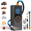 NIEOUIP Compressore Aria Portatile per Auto 8000mAh, 150PSI Gonfiatore Elettrico