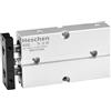 Heschen Cilindro pneumatico ad aria, TN16-40 (TDA16-40), foro 16 mm, cilindro pneumatico ad aria in alluminio a doppia asta e doppia azione, con magnete (corsa: 40mm)