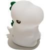 Muitomas, Lampada in Silicone a Forma di Dinosauro per Bambini, Luce Decorativa Morbida al Tatto per Cameretta, Input DC 4.5V, Bianca