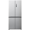 GRF Frigorifero americano GRF SLC836091IX1, Sistema Multi Flow: Sì; raffreddamento frigorifero: No Frost; congelatore: Frost, Capacità netta totale 485 l, Rumorosità: 38 dB(A), Dimensioni: L 83,6 cm A 191,2 P 60 cm, Inox, Classe E