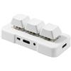 Cocosity Tastiera, tastiera piccola, tastiera personalizzata, tastiera a 3 tasti, connessione USB+BT a doppia modalità, interruttore meccanico blu, ampia applicazione