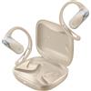 Swissten, cuffie sportive Air-Conduction Bluetooth IP54 a design aperto, beige