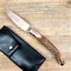 ladymsardegna COLTELLO ARTIGIANALE SARDO 30 CM pattada lama 13 cm MANICO corno di Cervo decoro