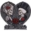 Nemesis Now Till Death Do Us Part Salvadanaio 17,1 cm, grigio