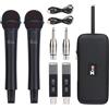 Xvive - M5D - Sistema doppio microfono wireless Handheld a capsule intercambiabili