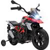 AIYAPLAY Moto Elettrica per Bambini 12V BMW con Luci LED, 3-8 anni