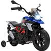 AIYAPLAY Moto Elettrica per Bambini 12V BMW con Luci LED, 3-8 anni