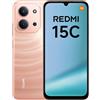 Xiaomi Redmi 15C (128 GB, Arancione crepuscolare, 6.90", Doppia SIM, 4G), Smartphone, Arancia