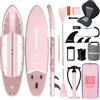 TIGERXBANG Tavola SUP Gonfiabile con Sedile Kayak e Accessori, Stand Up Paddle Board 335 cm per Adulti fino a 500 lb, Supporto Action Camera, Portabicchiere e Pagaia Doppia