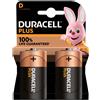 DURACELL BATTERIE ALCALINE PLUS POWER D2 TORCIA - BLISTER 2 BATTERIE