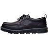 HEY DUDE FLINT MOC LEATHER BLACK POPPY SEED