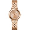 Guess Women's 34mm Watch - Rose Gold Tone Bracelet & Dial Case