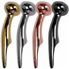 Fatto a mano Set 4 pezzi palla lunga Horse Hame testa in ottone fatta a mano solo manico n...