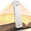 maxtachi Luce per Lettura Libri a Letto, Ricaricabile USB Luce da Lettura per Libro, 3 Colori e 3 Luminosità Regolabili in Continuo, Proteggere gli Occhi, Flessibile luce lettura libro notturna