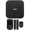 Dahua ART-ARC3800H-03-FW2-868 Kit Antintrusione Wireless AirShield 868 MHz con Alarm Hub 2 4G Wi-Fi Nero