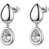 Brosway Orecchini Donna Pendenti in Acciaio | Orecchini Pendenti con Cubic Zirconia | Collezione GLOW - BGW21