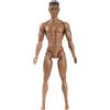 HoveeLuty Action figure in scala 1/6, corpo maschile muscoloso, snodabile e multi-articolato, con testa per esposizione, collezione di bambole, corpo marrone per action figure, personalizzate