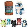 Dreamworks Dragons Dragon Dragons, DreamWorks Dragons How To Train Your, Mini Peluche, 4+ | Misura 7,5 Cm, 1 Di 5 Modelli, Tessuto Soffice, Squame Lucide, Viso Ricamato, Dettagli Fedeli Al Film