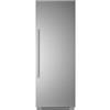 Bertazzoni Serie Master LRD755UBRXTT/24 Colonna da Incasso Frigorifero No Frost Classe E Altezza 212 cm Larghezza 75 cm apertura a destra porte in acciaio inox e maniglie coordinate