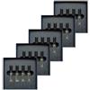 Gammon 5 x GAMMON Black Notes Perfume Explorer Set (4x2 ml), il set di profumi con tutte e 4 le fragranze maschili Black Notes, profumo per uomo con il 20% di olio di profumo