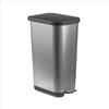 Rotho Cestino Rotho 60 L ORBE- Cestino a pedale antiodore - Cestino 42,3 x 31,7 x 67,7 cm - Cestino con chiusura ammortizzata - Cestino a pedale