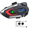 Selius Auricolare per casco, impermeabile con IPX6, con tecnologia Bluetooth e funzione vivavoce