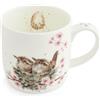 Merkloos Tazza in porcellana - "Prepara il tuo nido" - Rosa e marrone