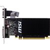 MSI GeForce GT 710 2GD3H LP (2 GB, GDDR3), Scheda grafica, Nero