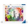 Ravensburger - Puzzle 500 Pezzi Cartolina New York, Puzzle Adulti 49x36cm | Puzzle 500 pezzi, 49x36 cm, per adulti dai 14 anni, collezione 500 pezzi e ideale come idea regalo originale.