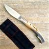 ladymsardegna COLTELLO ARTIGIANALE SARDO 25 CM pattada lama 11 cm MANICO corno muflone