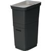 DEA HOME - Pattumiera Raccolta Differenziata Stoccolma Towerbin Antracite - h68x29x39,2 cm