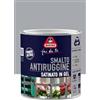 Boero Fai da Te, Smalto Antiruggine Satinato in Gel ad Alta Protezione Interno/Esterno, Pronto all'Uso, Non Cola, Per Ferro, Legno, Strutture Metalliche, Latta da 0,5L, Colore Grigio Antico