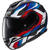 NOLAN Casco Modulare NOLAN X-1005 ULTRA CARBON RITMO - (Carbonio/Rosso/Blu)