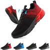 Hitmars Scarpe Running Uomo Donna Sneakers Sportive Leggere Scarpe da Corsa Fitness Jogging Outdoor Antiscivolo e Comode Pompola Rotante EU36-EU47 Nero Blu Grigio Rosso